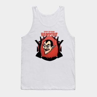 Vampire / Thirst For Blood / Halloween Tank Top